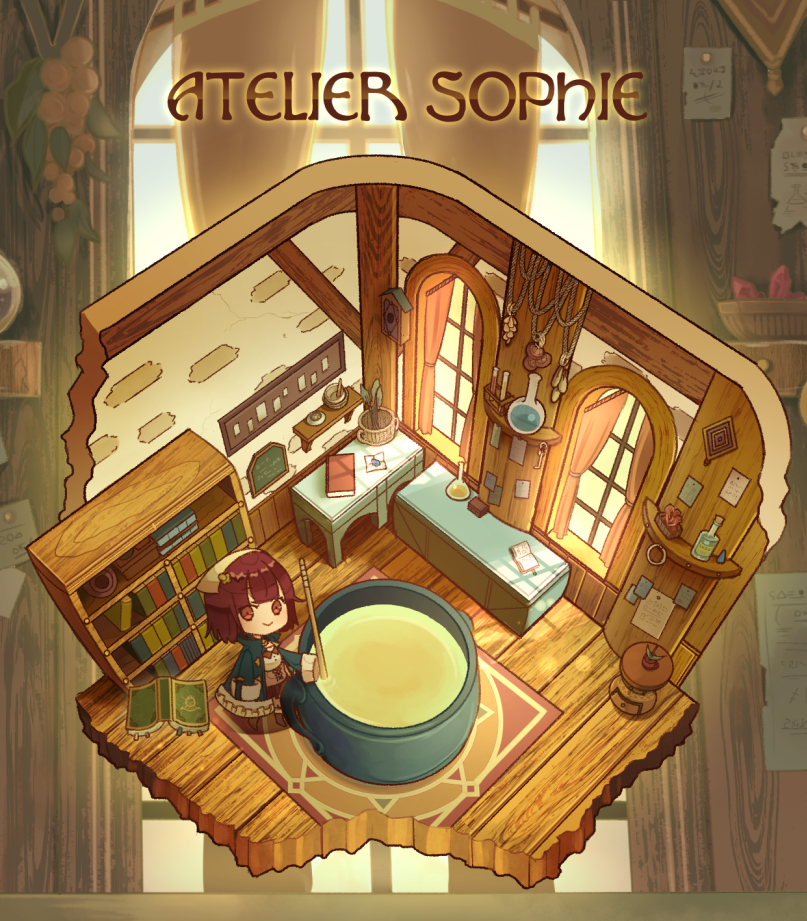 sophie neuenmuller and plachta (atelier and 1 more) drawn by kuromame_(honey_728)
