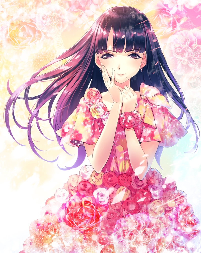 michishige sayumi (real life and 1 more) drawn by hirano_katsuyuki