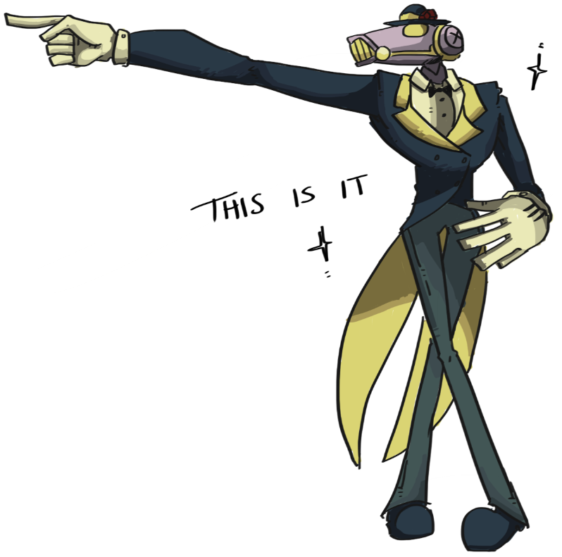 michael jackson and ottomo (skullgirls and 1 more) drawn by gats_(nougats)