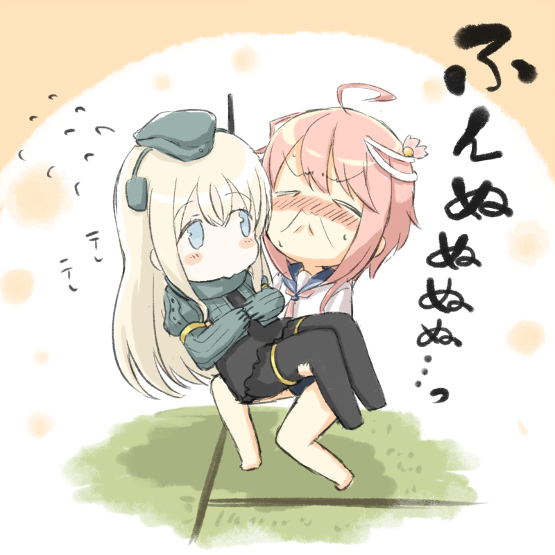 i-58 and u-511 (kantai collection) drawn by engiyoshi