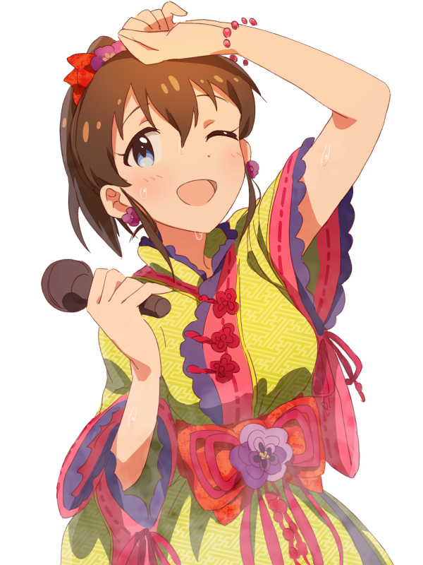 satake minako (idolmaster and 1 more) drawn by dani-ikapi