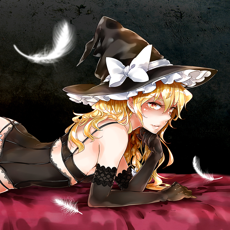 kirisame marisa (touhou and 1 more) drawn by kikuichi_monji