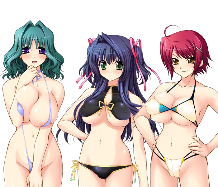 ichijou nanao, itami ayumu, and hazakura yuuna (shojo no shimobe-kun) drawn by ryuuki_yumi