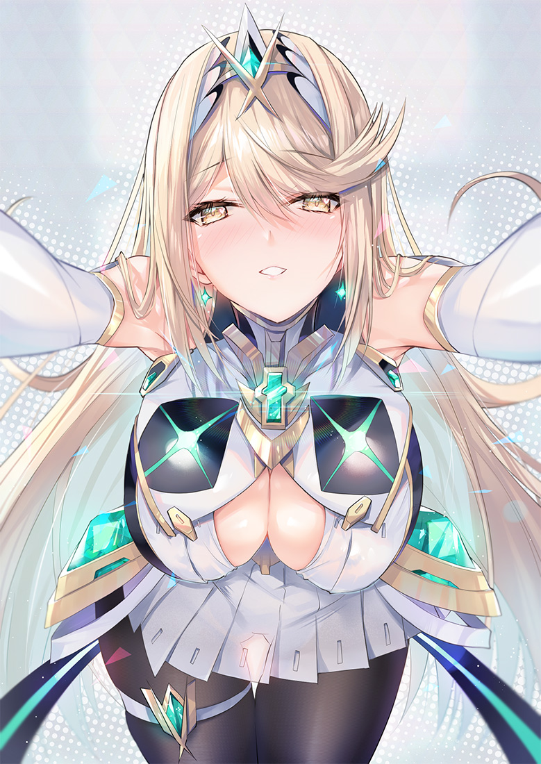 mythra (xenoblade chronicles and 1 more) drawn by inoue_takuya_(tactactak)