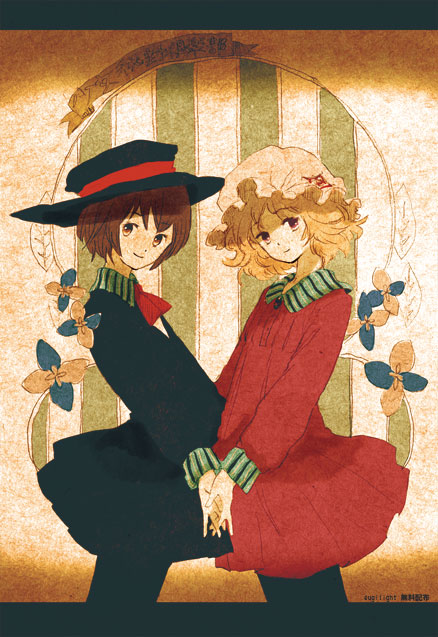 usami renko and maribel hearn (touhou) drawn by sugi