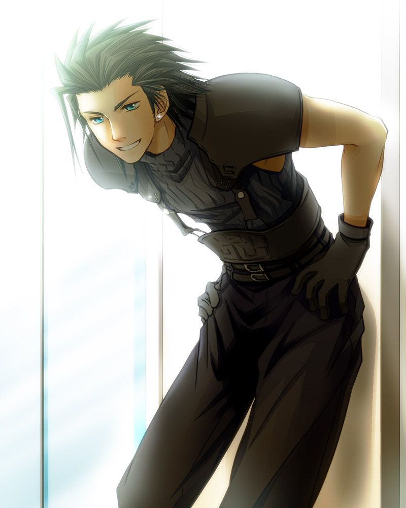 zack fair (final fantasy and 2 more) drawn by persia_(lwlw)