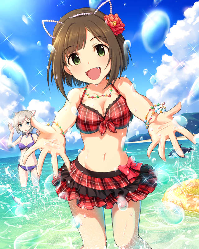 anastasia and maekawa miku (idolmaster and 1 more)