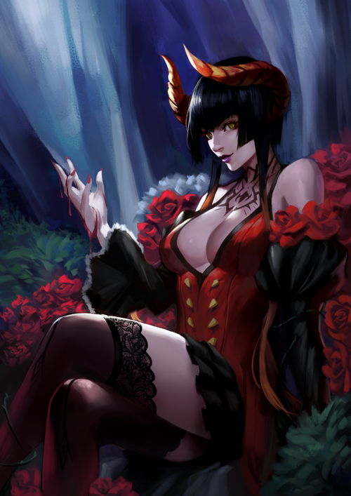 eliza (tekken and 2 more) drawn by phamoz