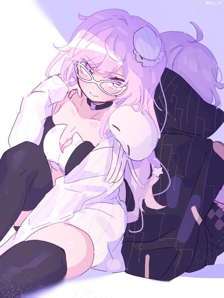 miwa mitsune and kazari jun (mahou shoujo madoka magica and 1 more) drawn by serizawa_serizane