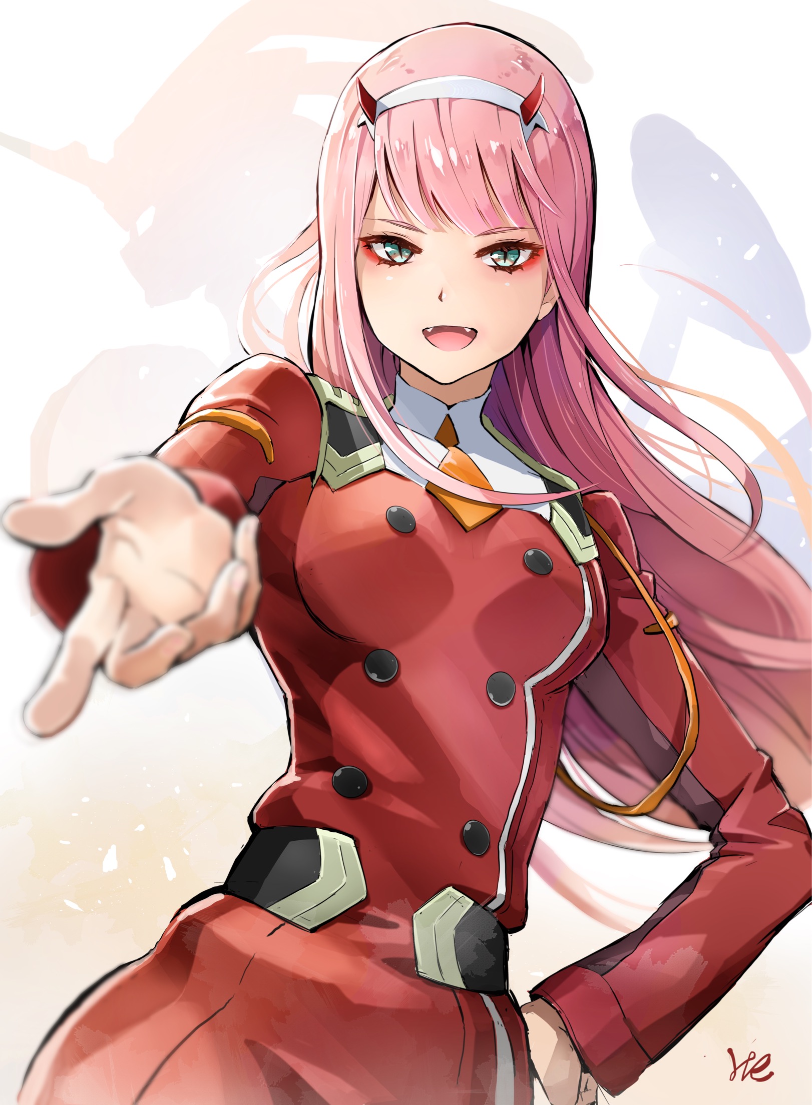 Zero Two Darling In The Franxx Drawn By Hoshizaki Reita Danbooru
