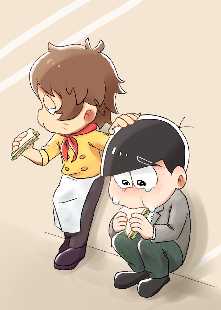 matsuno karamatsu and chibita (osomatsu and 1 more) drawn by hinakura3