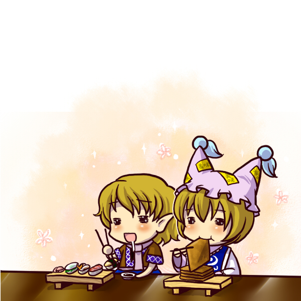 yakumo ran and mizuhashi parsee (touhou) drawn by socha