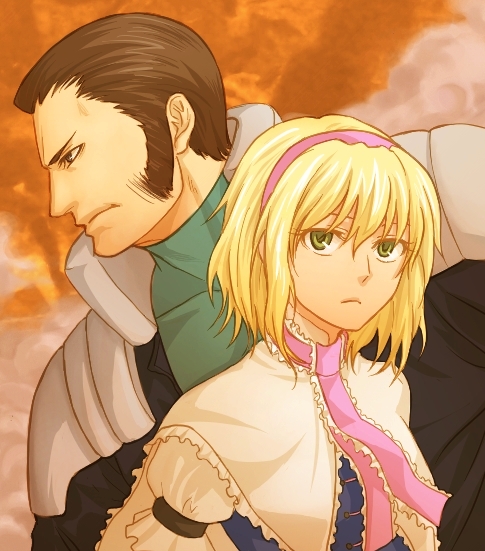 alice margatroid and maxima (touhou and 2 more) drawn by kan_(hasetani)