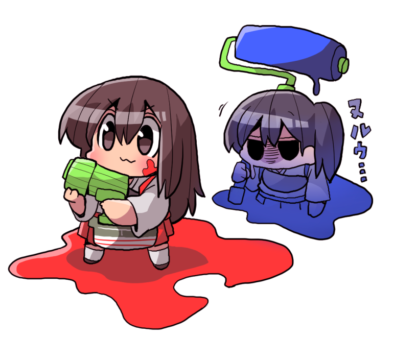kaga and akagi (kantai collection and 2 more) drawn by kakuzatou_(koruneriusu)