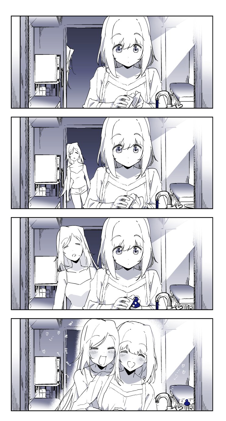 megumi hinoto and nishimiya haru (kimi to shiranai natsu ni naru) drawn by keyyan