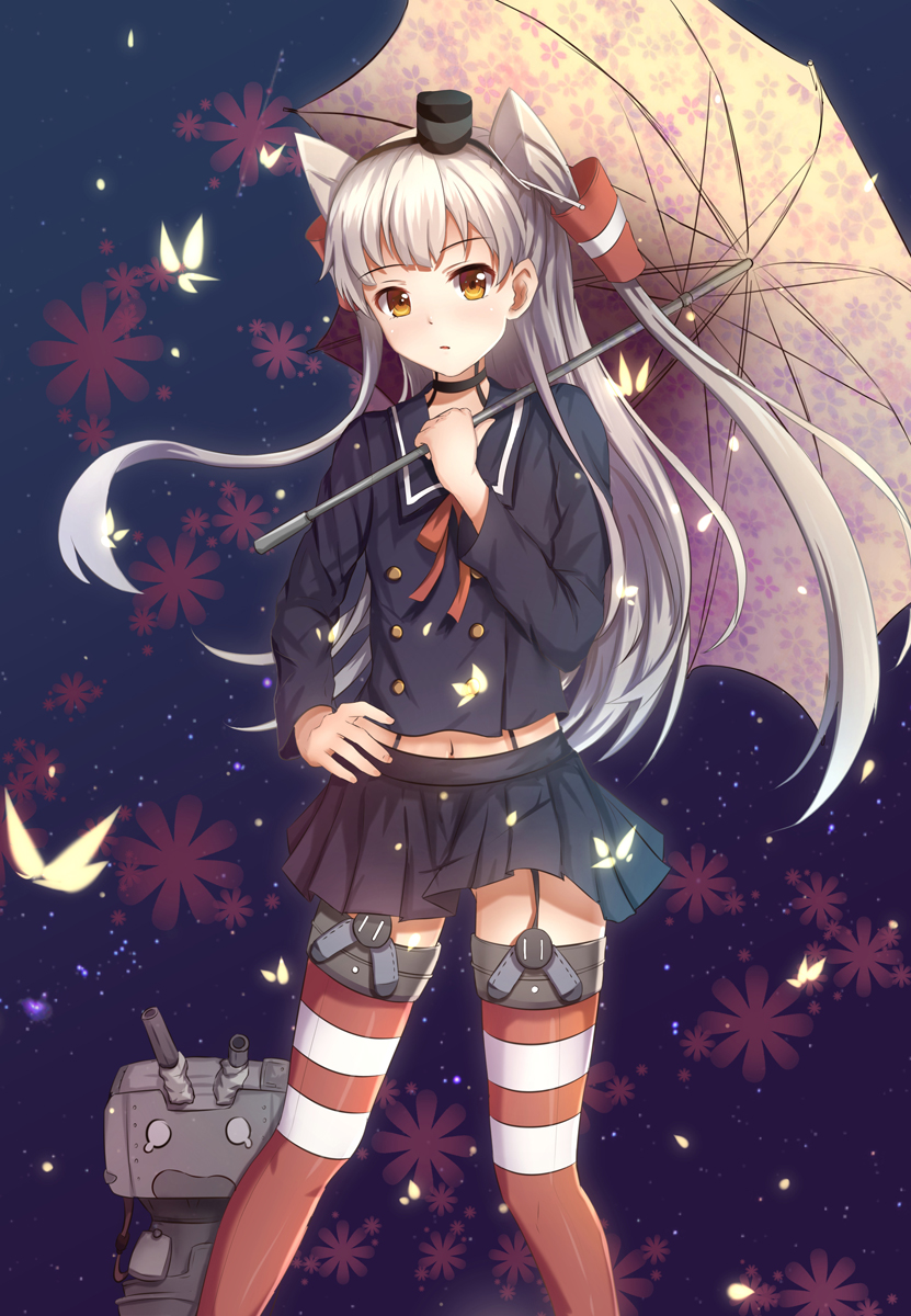 amatsukaze and rensouhou-kun (kantai collection) drawn by reki_(lichk)