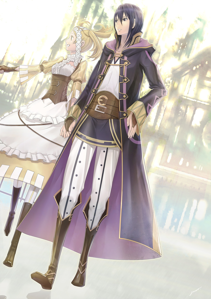 male robin and lissa (fire emblem and 1 more) drawn by amao_miyuki