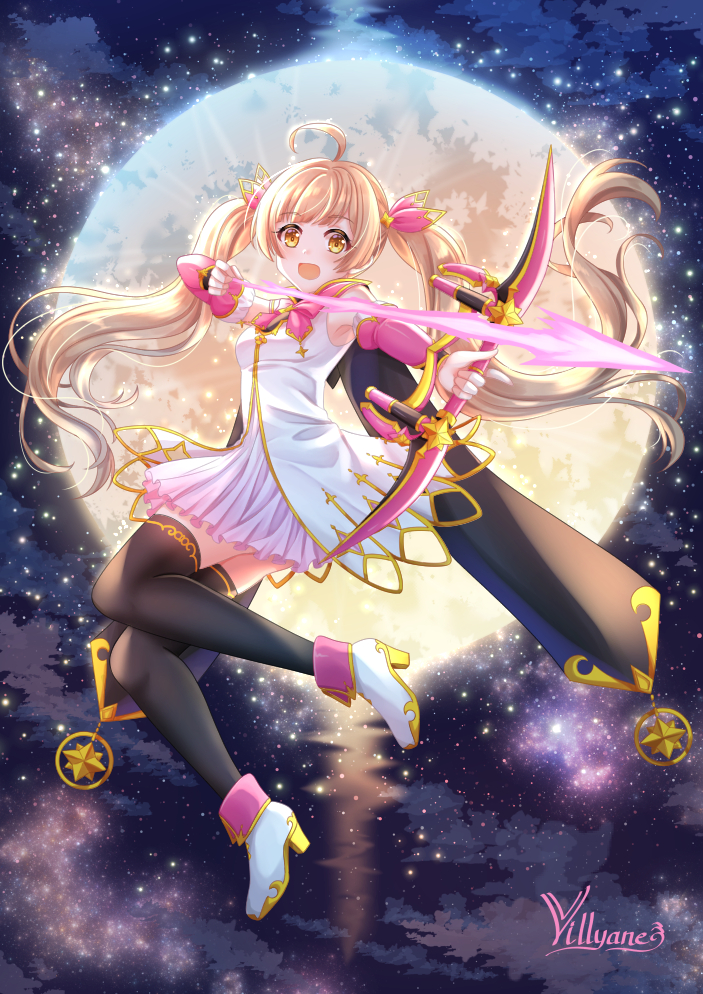 hakozaki serika (idolmaster and 1 more) drawn by villyane