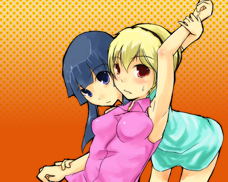 furude rika and houjou satoko (higurashi no naku koro ni)
