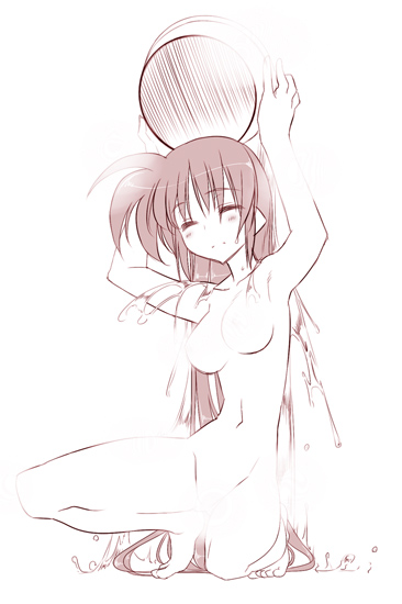 takamachi nanoha (lyrical nanoha and 1 more) drawn by himura_kiseki