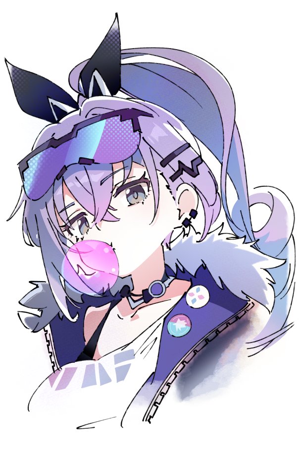silver wolf (honkai and 1 more) drawn by ixy