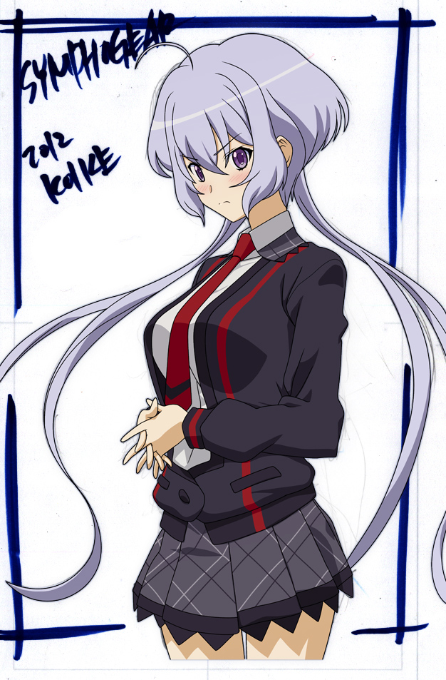yukine chris (senki zesshou symphogear) drawn by koike_satoshi
