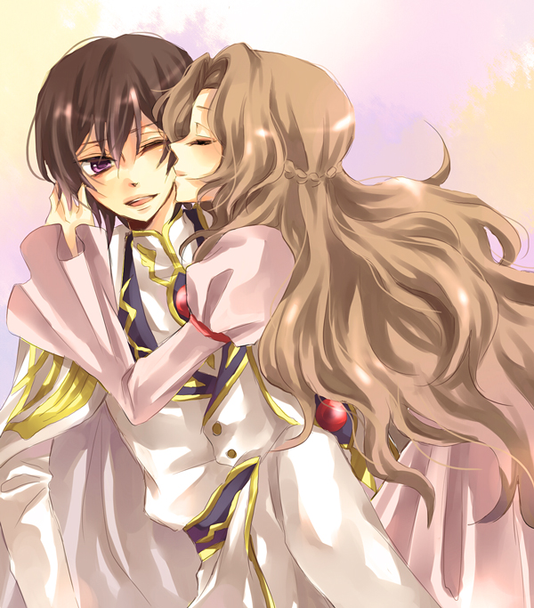 lelouch vi britannia and nunnally vi britannia (code geass) drawn by yuzuki_karu