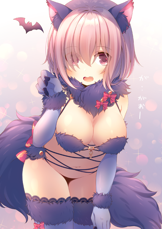 mash kyrielight (fate and 1 more) drawn by anju_(mocomocousagi)