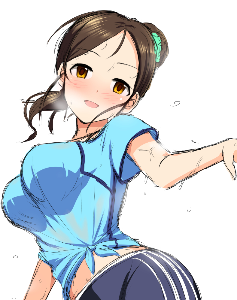 ayase honoka (idolmaster and 2 more) drawn by sousakubito