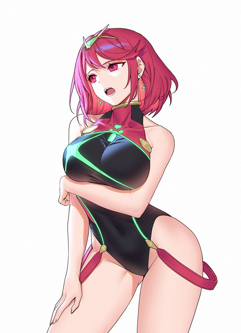 pyra (xenoblade chronicles and 1 more) drawn by siun