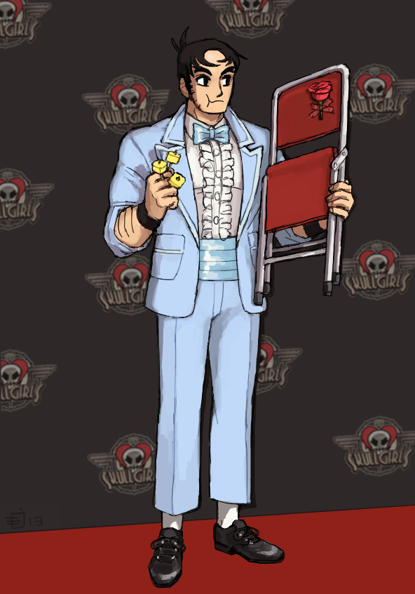 beowulf and the hurting (skullgirls) drawn by emlan