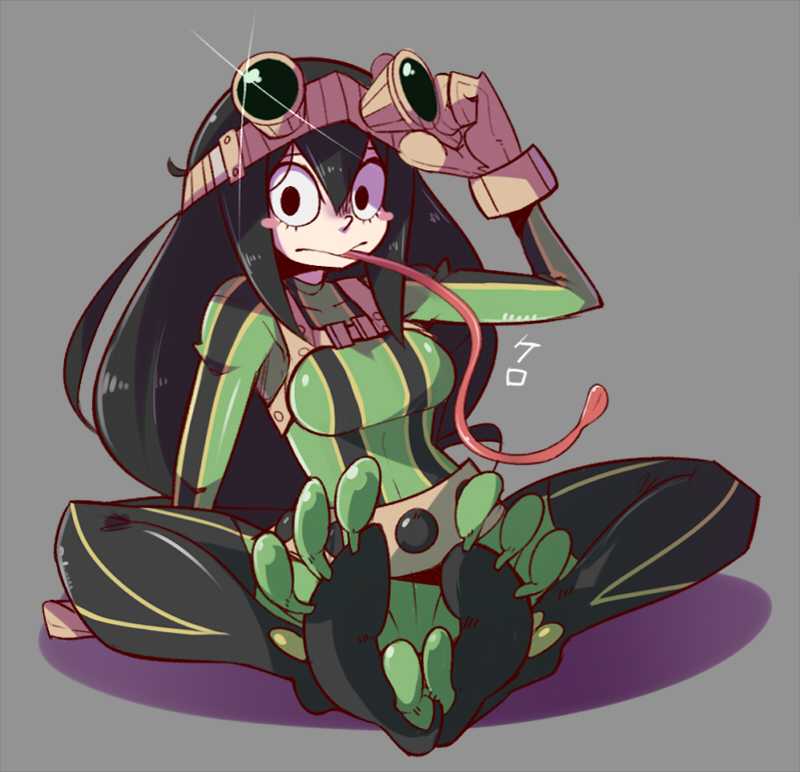 asui tsuyu (boku no hero academia) drawn by hua_(hua113)