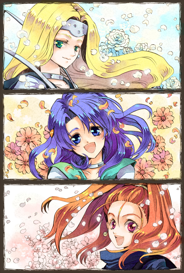 barbara, mireyu, and tania (dragon quest and 1 more) drawn by urita