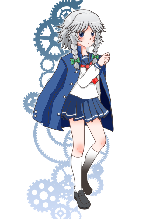 izayoi sakuya (touhou and 1 more) drawn by torikokoro