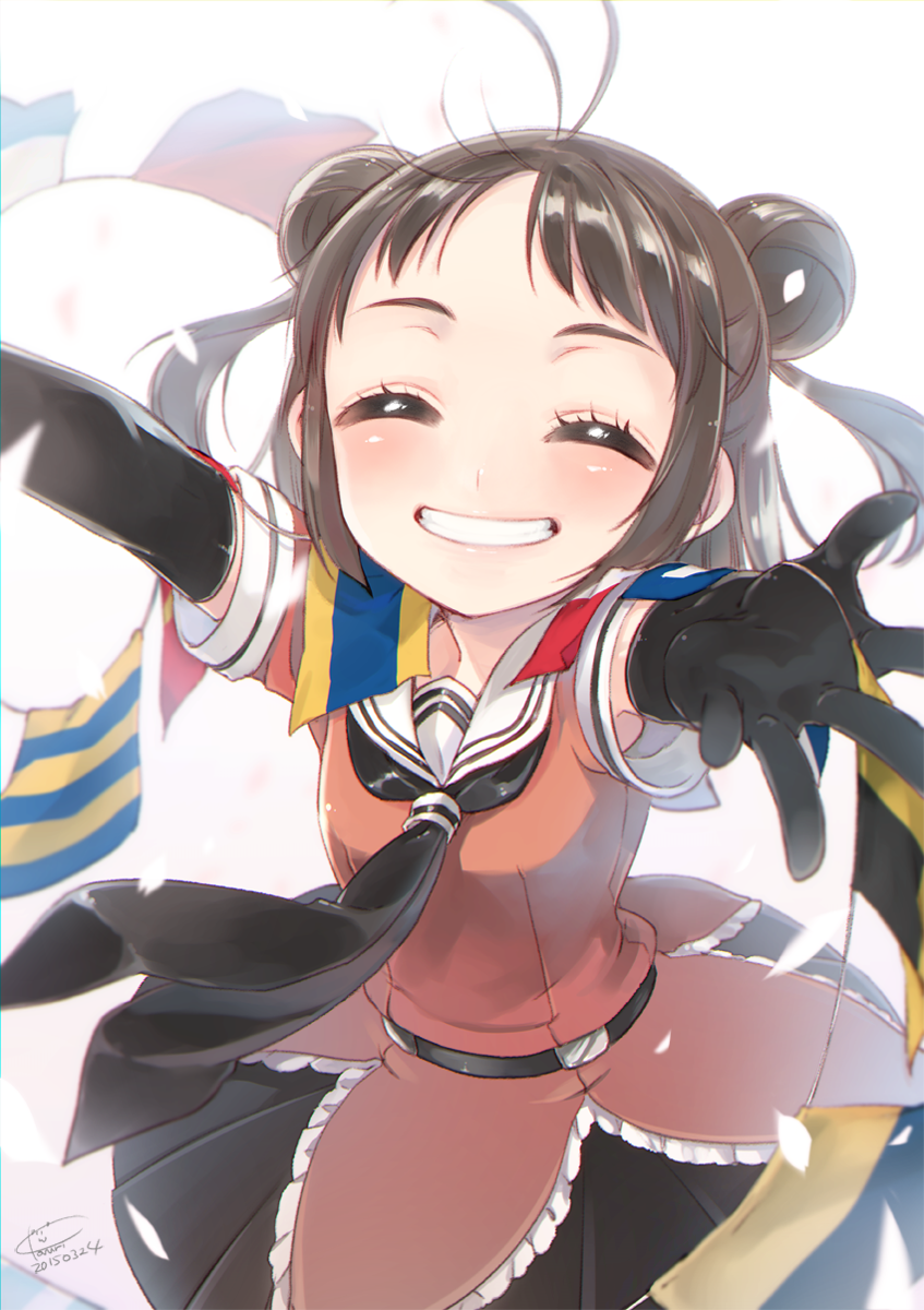 naka and naka kai ni (kantai collection) drawn by koruri