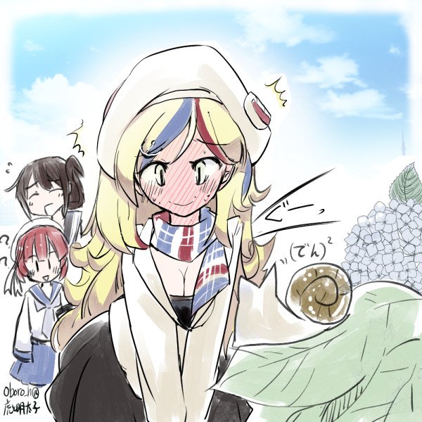 etorofu and commandant teste (kantai collection) drawn by tora_to_mentaiko