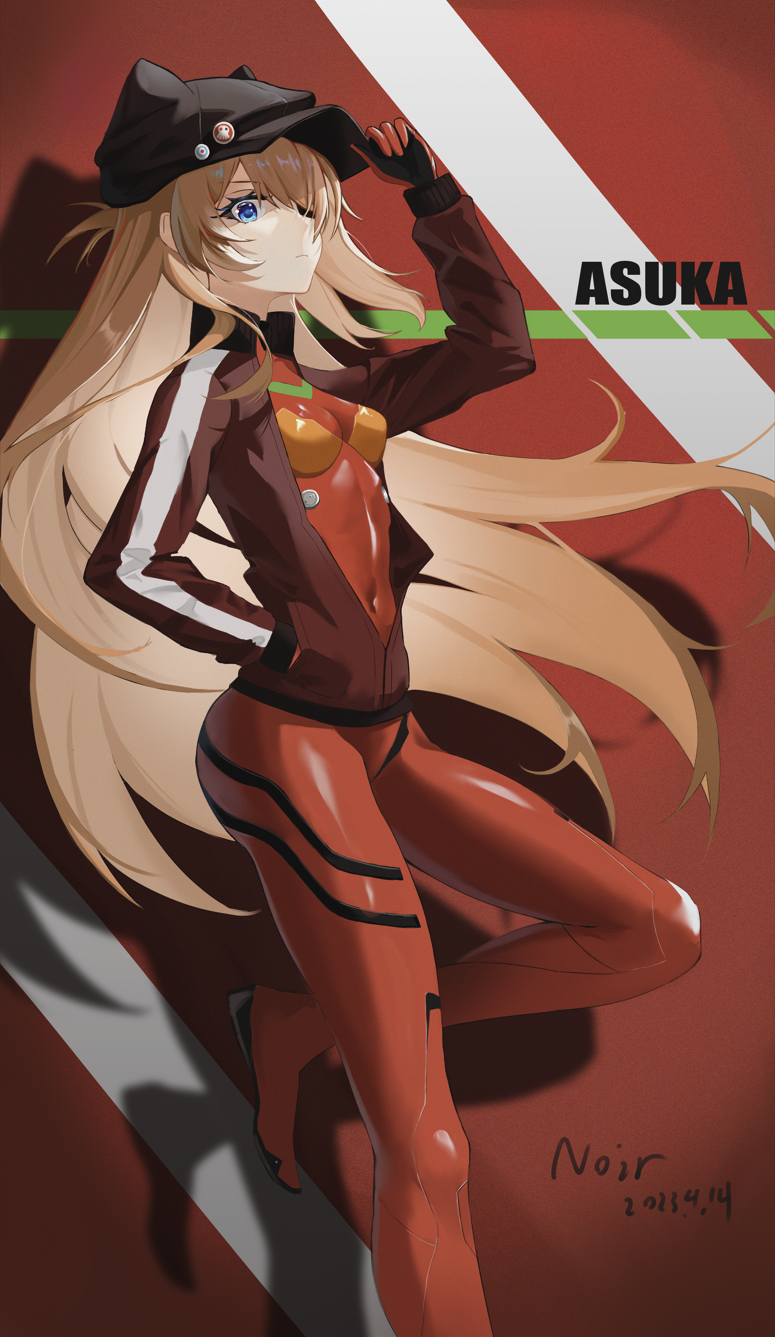 souryuu asuka langley (neon genesis evangelion) drawn by ohjjo