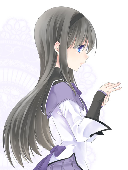 akemi homura (mahou shoujo madoka magica) drawn by koruri