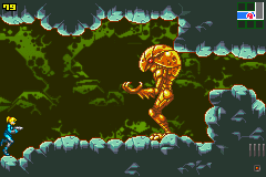 samus aran and chozo statue (metroid and 1 more)