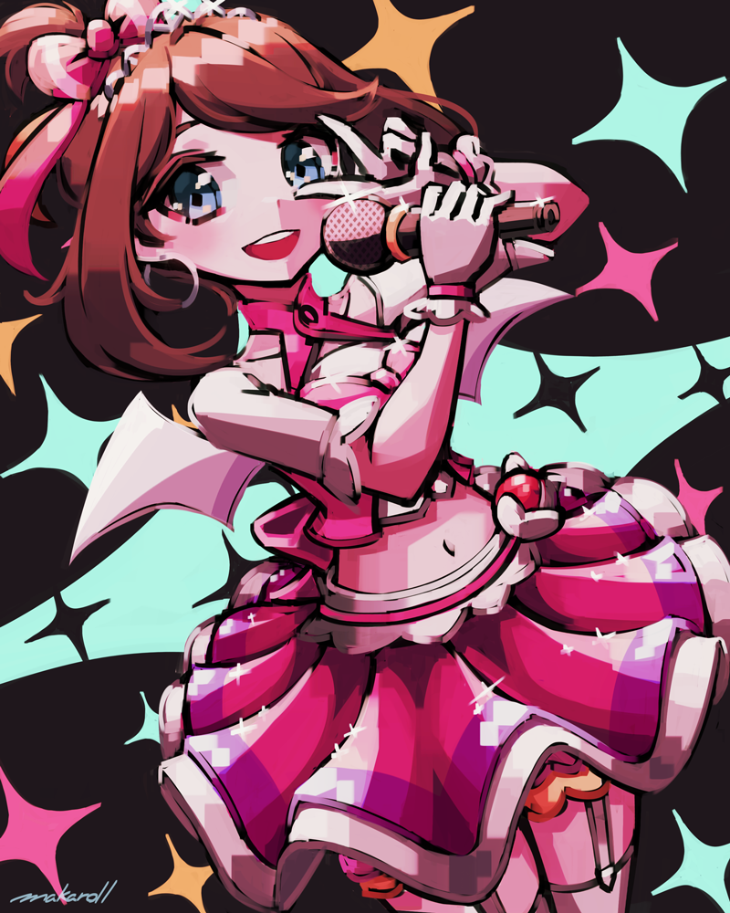 may (pokemon and 1 more) drawn by makaroll