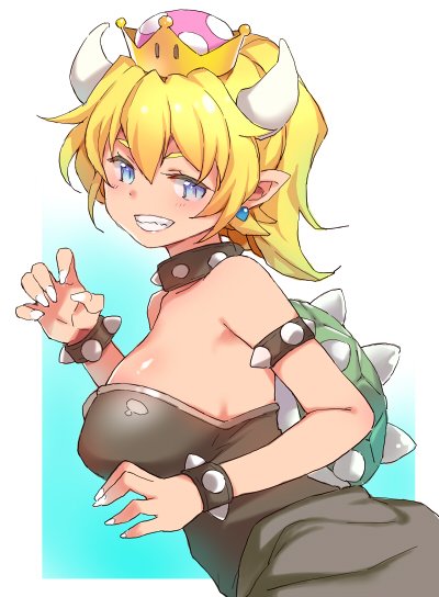 bowsette (mario and 1 more) drawn by duke_(inu_daimyou)