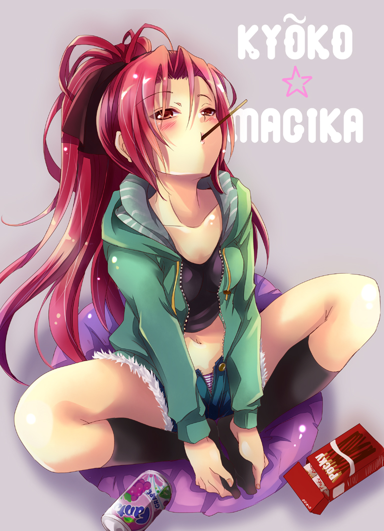 sakura kyoko (mahou shoujo madoka magica) drawn by gouda_nagi