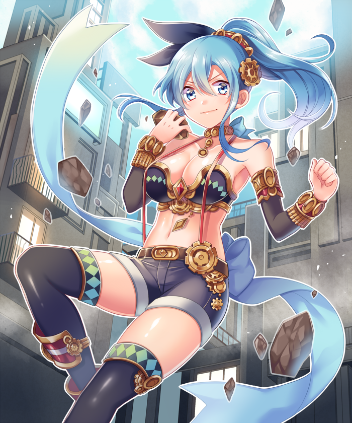 senjou no electro girl drawn by shina_shina