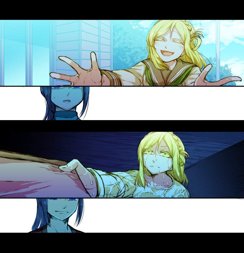 matsuura kanan and ohara mari (love live! and 1 more) drawn by toro_(transista_goaway)
