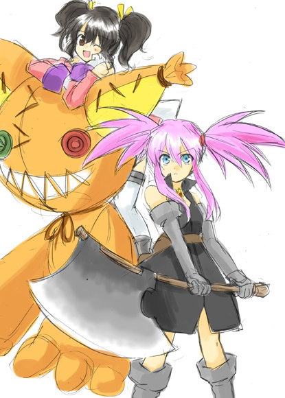 anise tatlin, tokunaga, and presea combatir (tales of and 2 more)