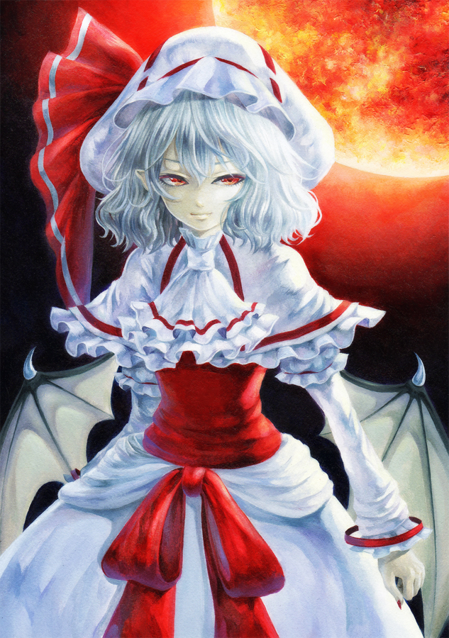 remilia scarlet (touhou and 1 more) drawn by tsubugaai