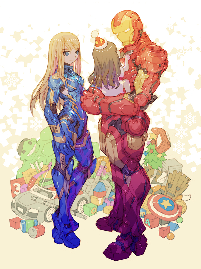 spider-man, iron man, rocket raccoon, hulk, groot, and 3 more (marvel and 6 more) drawn by nakayama_tooru