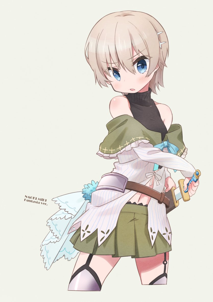 naoki miki (gakkou gurashi! and 1 more) drawn by okayparium
