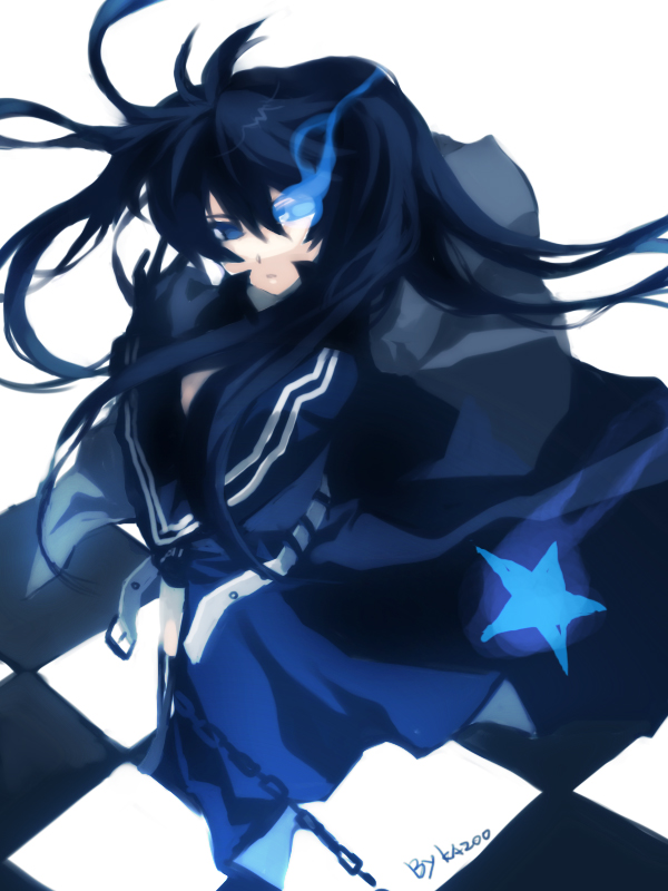 black rock shooter (black rock shooter) drawn by maruko