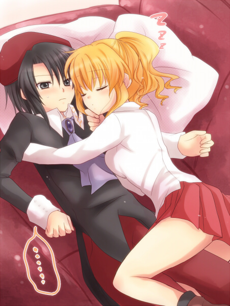 ushiromiya jessica and kanon (umineko no naku koro ni) drawn by maekawa_suu